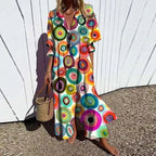 Floral Midi Shirt Dress with Button Front and Short Sleeves