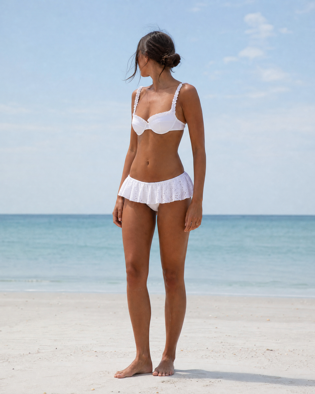 Women's Underwire Skirted Bikini with a Secure Fit for Swimming and Sunbathing