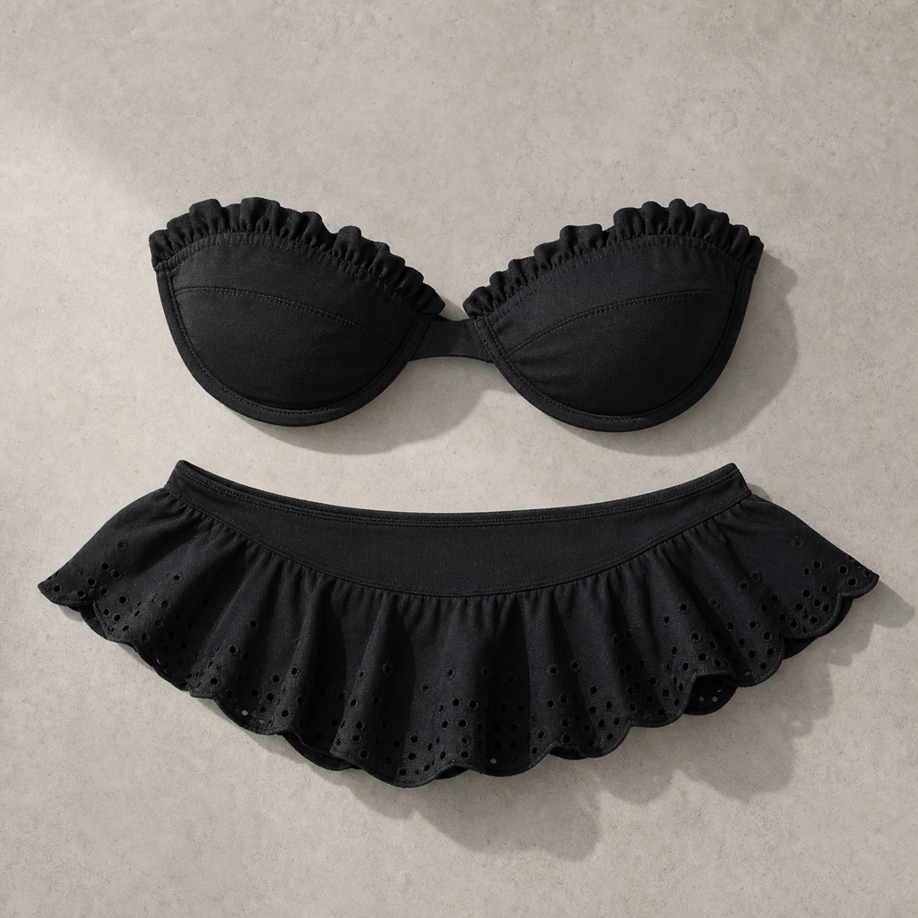 Women's Underwire Skirted Bikini with a Secure Fit for Swimming and Sunbathing