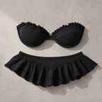 Women's Underwire Skirted Bikini with a Secure Fit for Swimming and Sunbathing
