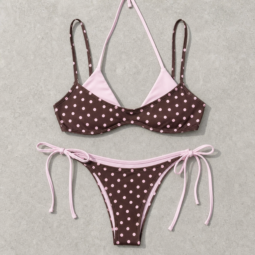Women's Underwire Bikini Set with an Adjustable Fit for Everyday Swimming