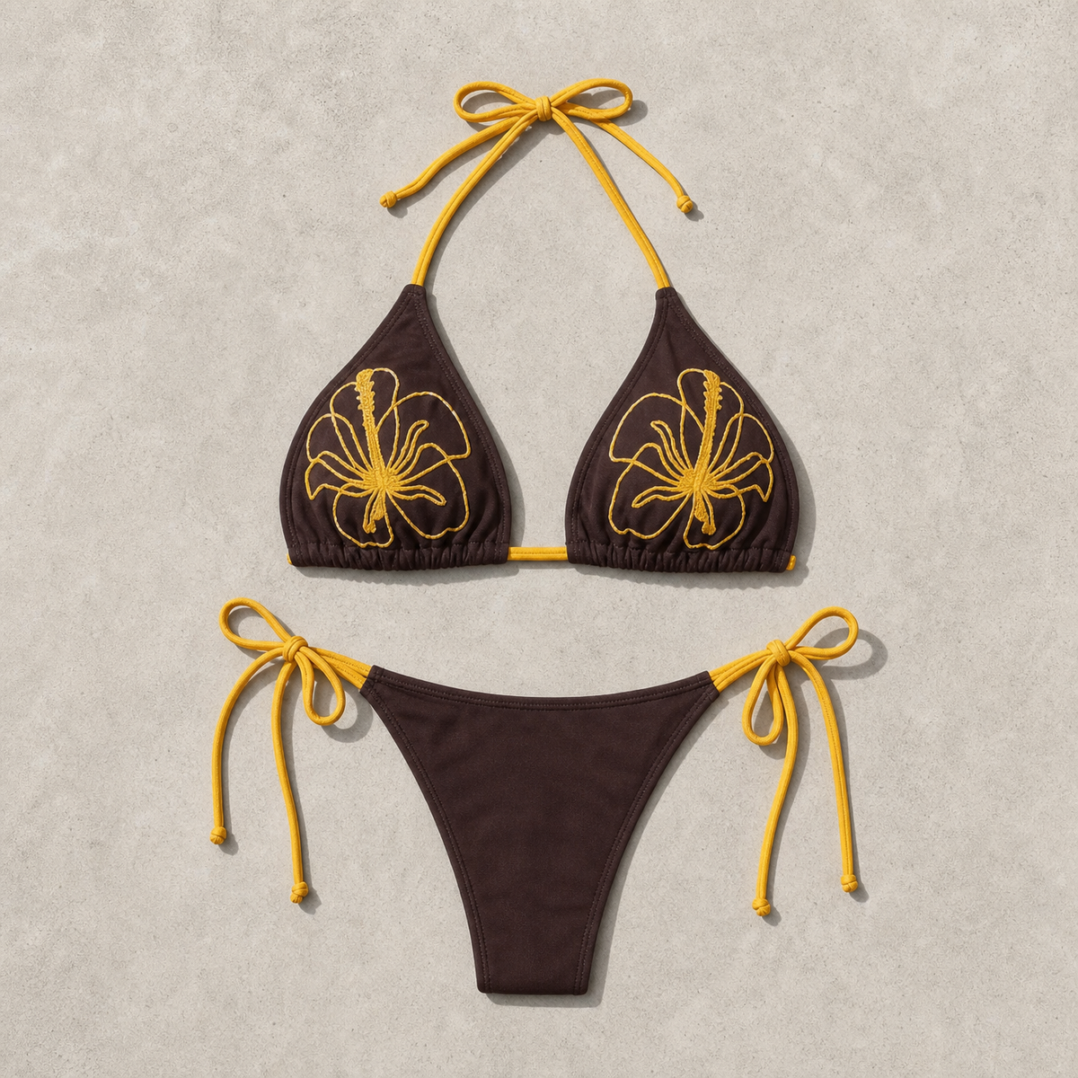 Women's Triangle Bikini Set for Australian Summers and Holiday Packing
