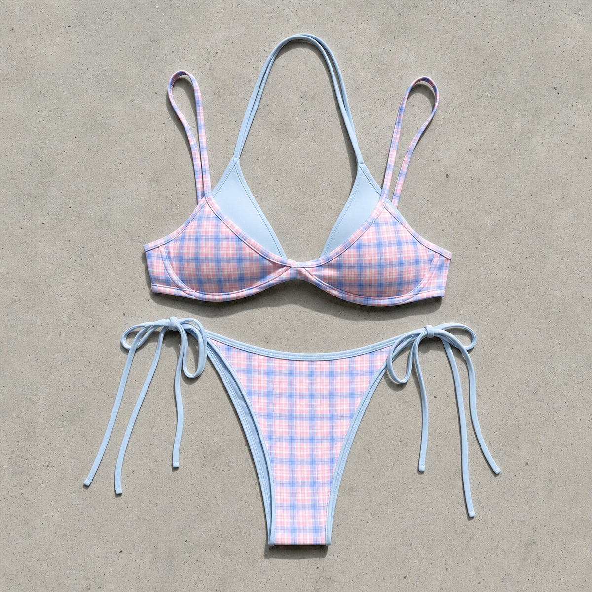 Women's Underwire Bikini Set with an Adjustable Fit for Everyday Swimming
