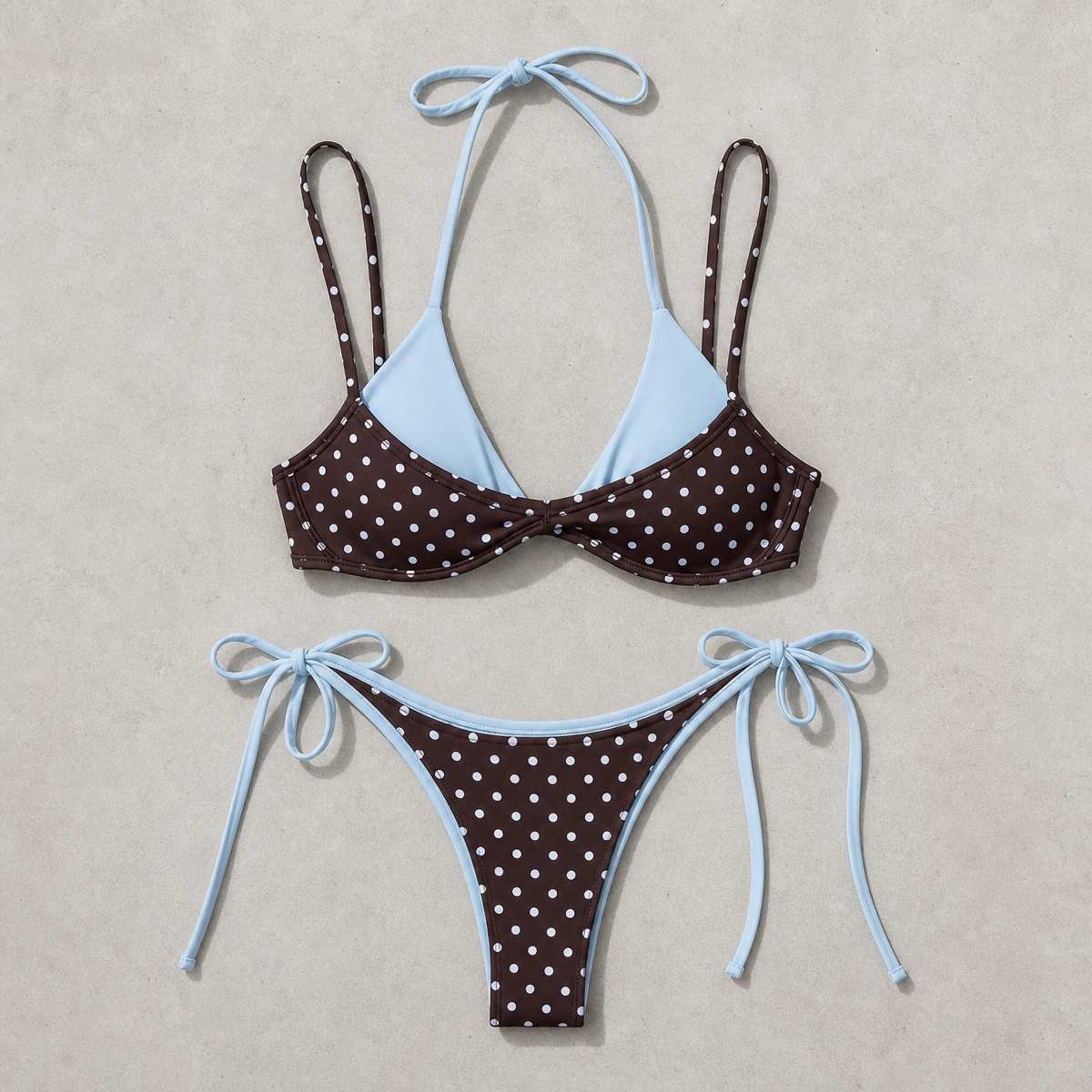 Women's Underwire Bikini Set with an Adjustable Fit for Everyday Swimming
