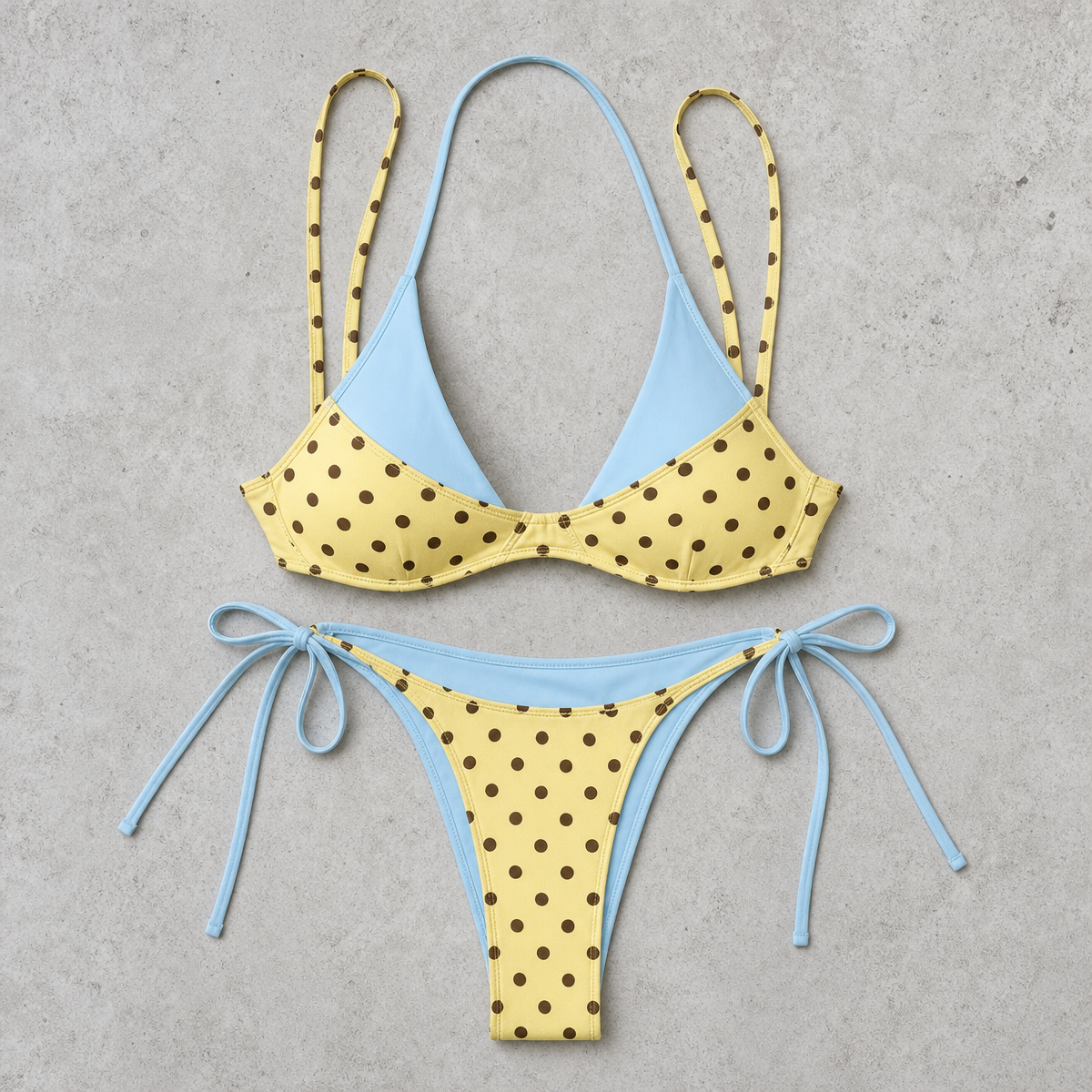Women's Underwire Bikini Set with an Adjustable Fit for Everyday Swimming