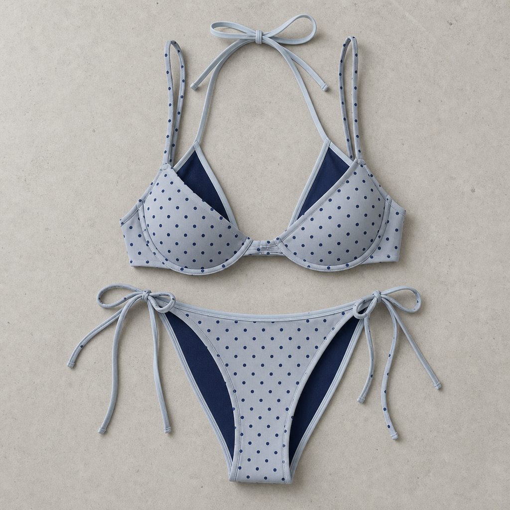 Women's Underwire Bikini Set with an Adjustable Fit for Everyday Swimming