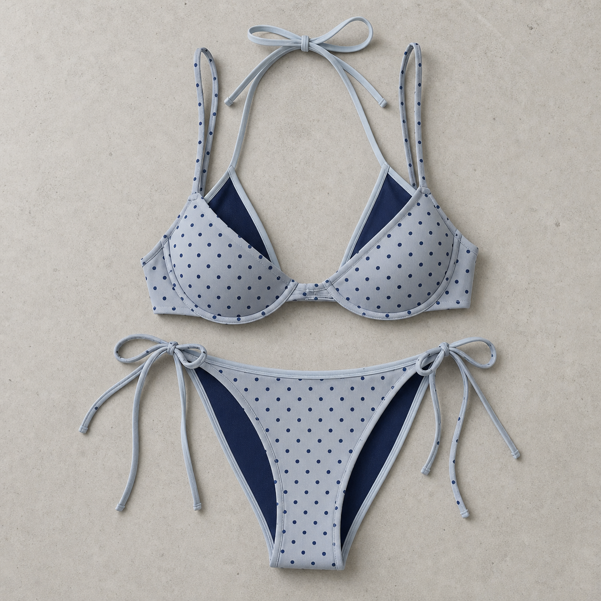 Women's Underwire Bikini Set with an Adjustable Fit for Everyday Swimming
