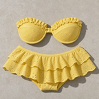 Women's Underwire Skirted Bikini with a Secure Fit for Swimming and Sunbathing