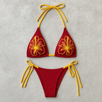 Women's Triangle Bikini Set for Australian Summers and Holiday Packing