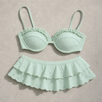 Women's Underwire Skirted Bikini with a Secure Fit for Swimming and Sunbathing