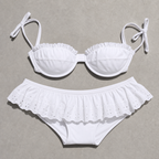 Women's Underwire Skirted Bikini with a Secure Fit for Swimming and Sunbathing